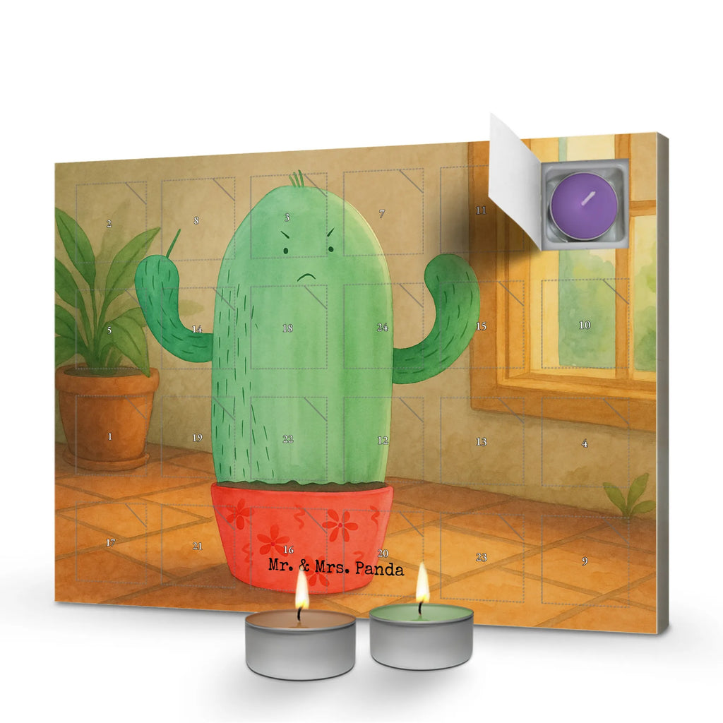 Scented candle advent calendar cactus Fury Design cactus, cactuses, plants, cactus plant, small green cactus, colleague, school, annoy, boss, angry, office, office life