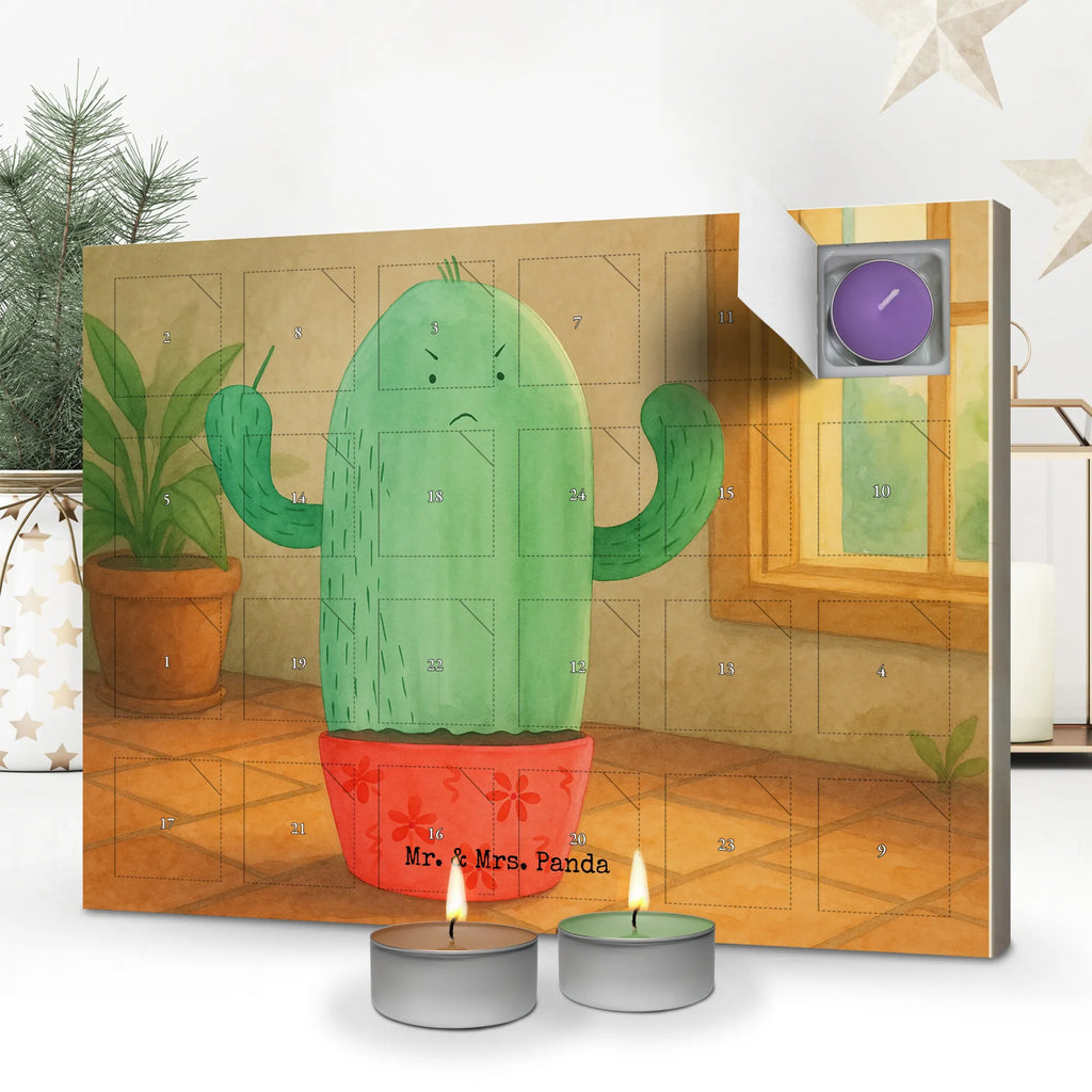 Scented candle advent calendar cactus Fury Design cactus, cactuses, plants, cactus plant, small green cactus, colleague, school, annoy, boss, angry, office, office life