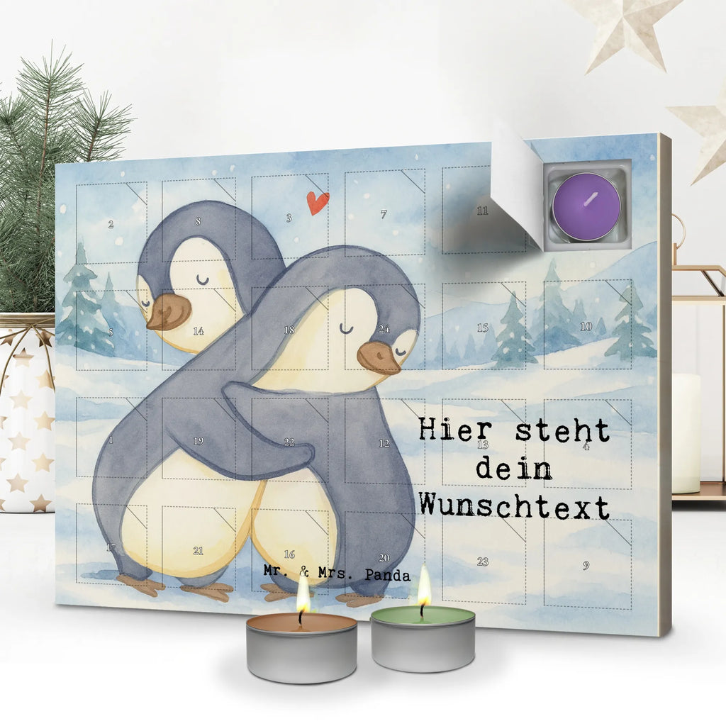 Personalisierter Duftkerzen Adventskalender Pinguin Bester Kuschelpartner der Welt Design Personalisierter Duftkerzen Adventskalender, Geschenkidee, Geschenk, Schenken, Mitbringsel, Geburtstag, Geburtstagsgeschenk, für, Danke, Dankeschön, Bedanken, Freude machen, Geschenktipp, Kuscheln, Lebenspartner, Verliebt, Freundin, Hochzeitstag, Kuschelpartner, Ehefrau, Ehepartner, Partner, Bett, Freund, Liebe, Ehemann
