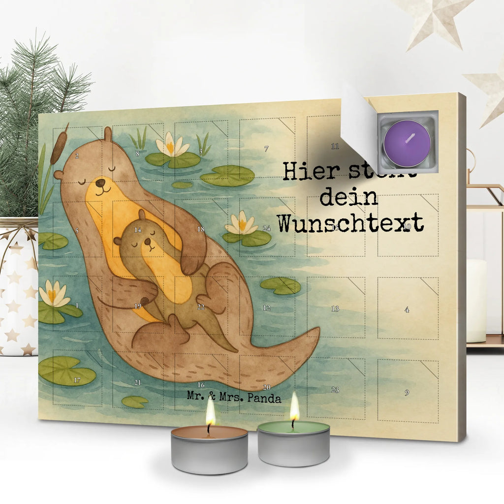 Personalisierter Duftkerzen Adventskalender Otter Kind Design Personalisierter Duftkerzen Adventskalender, Otter, Fischotter, Seeotter, Otter Seeotter See Otter