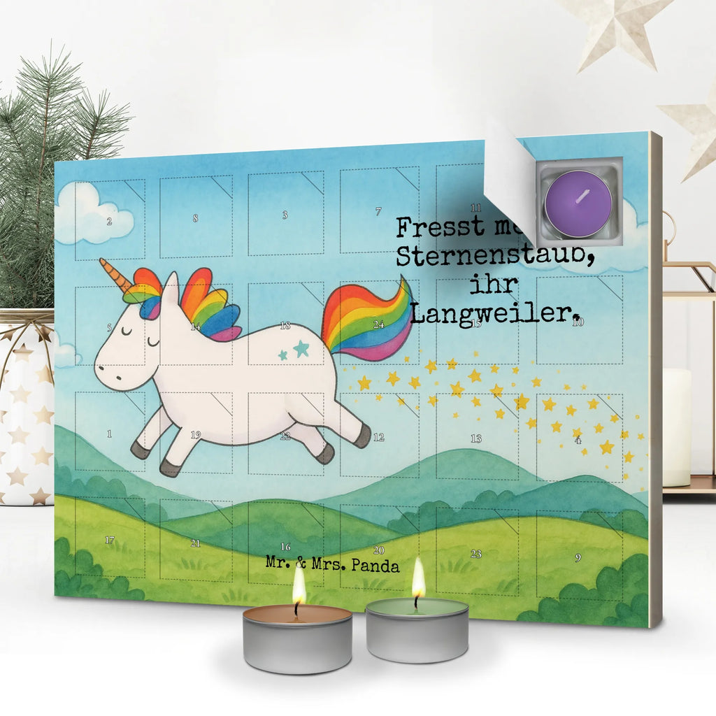 Scented candle advent calendar unicorn happy Design unicorn, unicorns, cheerful, funny, joy of life, joy, happy, fun