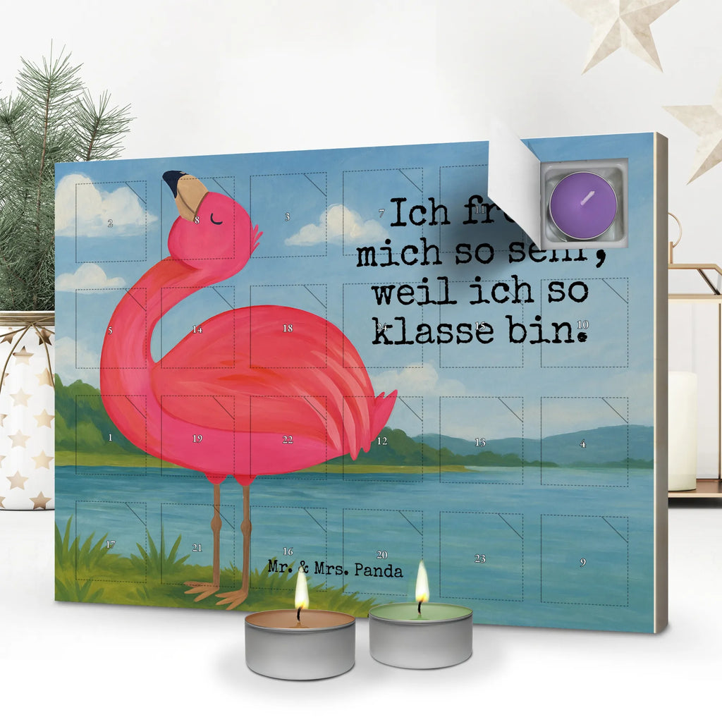 Scented candle advent calendar flamingo Proud Design Flamingo, pink, pink bird, bird of paradise, red, flamingo decoration, gift pink, gifts, gift idea, children, adults, girls, flamingo fans, summer, vacation, sea, unusual gifts in pink, pink gifts, girls gifts, small gifts, Caribbean feeling, funny sayings, daughter, friend, sister, self-acceptance, mom, joy, proud, best friend, self-love