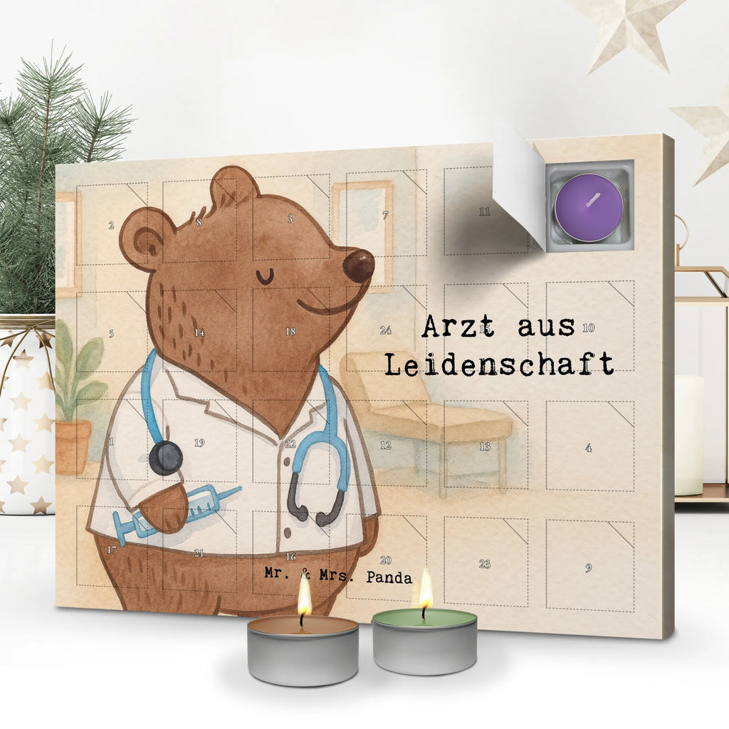 Scented candle advent calendar Doctor Passion Design gift, gift idea, best, farewell gift, passing exam, anniversary, retirement, promotion, job start, sayings, funny, profession