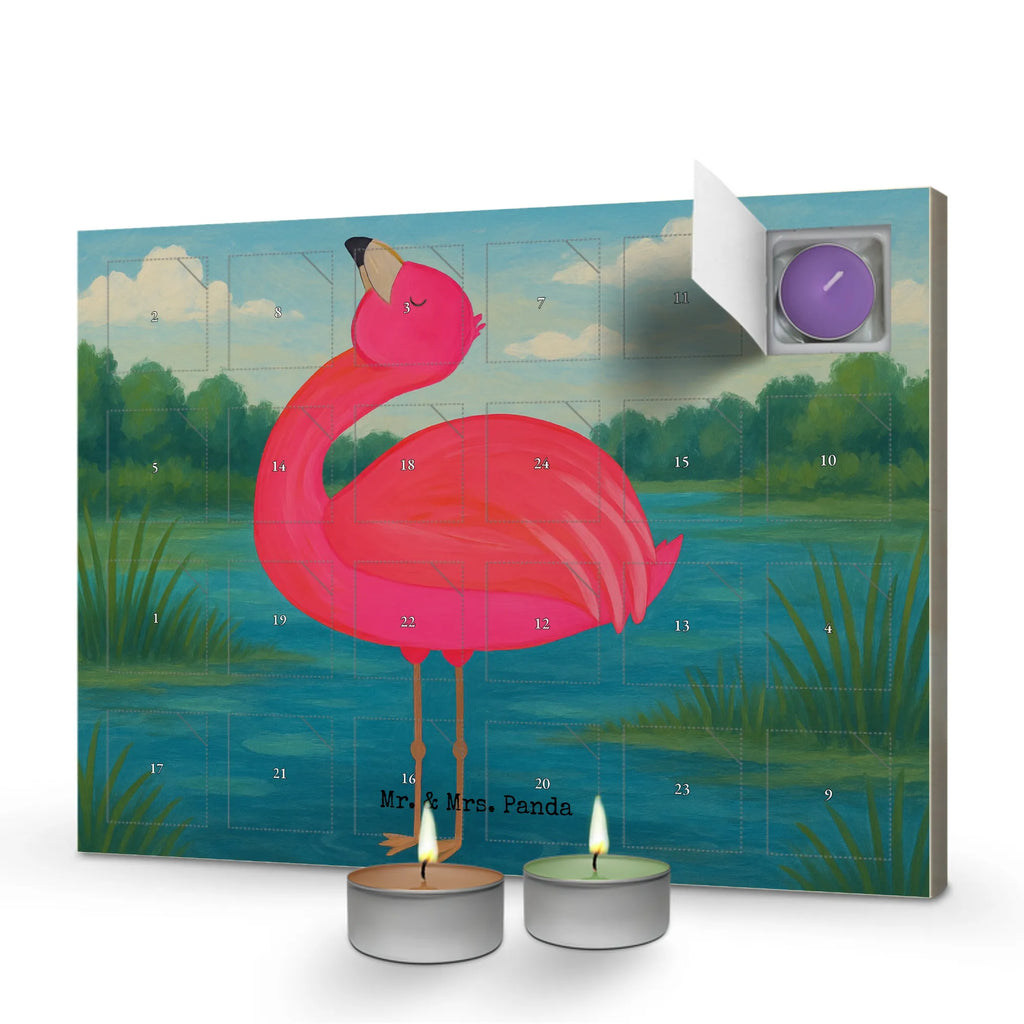 Scented candle advent calendar flamingo Proud Design Flamingo, pink, pink bird, bird of paradise, red, flamingo decoration, gift pink, gifts, gift idea, children, adults, girls, flamingo fans, summer, vacation, sea, unusual gifts in pink, pink gifts, girls gifts, small gifts, Caribbean feeling, funny sayings, daughter, friend, sister, self-acceptance, mom, joy, proud, best friend, self-love