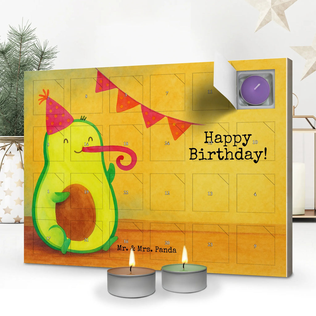 Scented candle advent calendar avocado Birthday Design avocado, vegetables