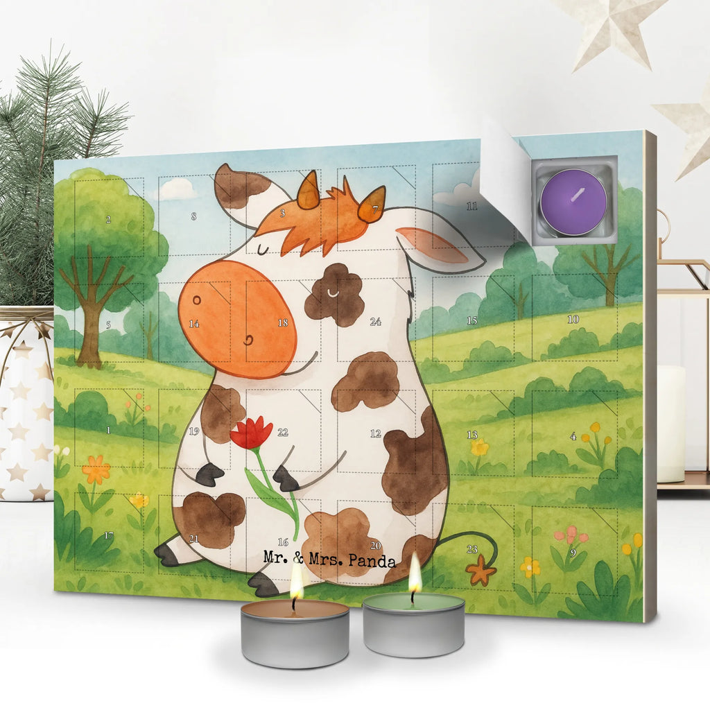 Scented candle advent calendar Cow Design farm, farm animals, animals, dairy cow, cows, yard, dreams, magic, saying, milk, nonsense, cow, motivtion