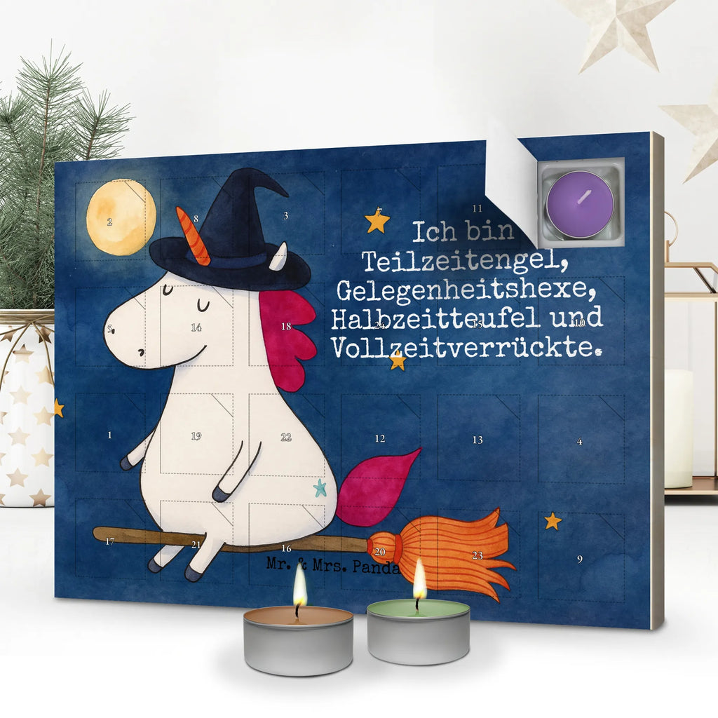 Scented candle advent calendar unicorn Witch Design unicorn, unicorns, mad, witch, bitch, devil, Unicorn, wife gift, bad girl, girlfriend present, angel
