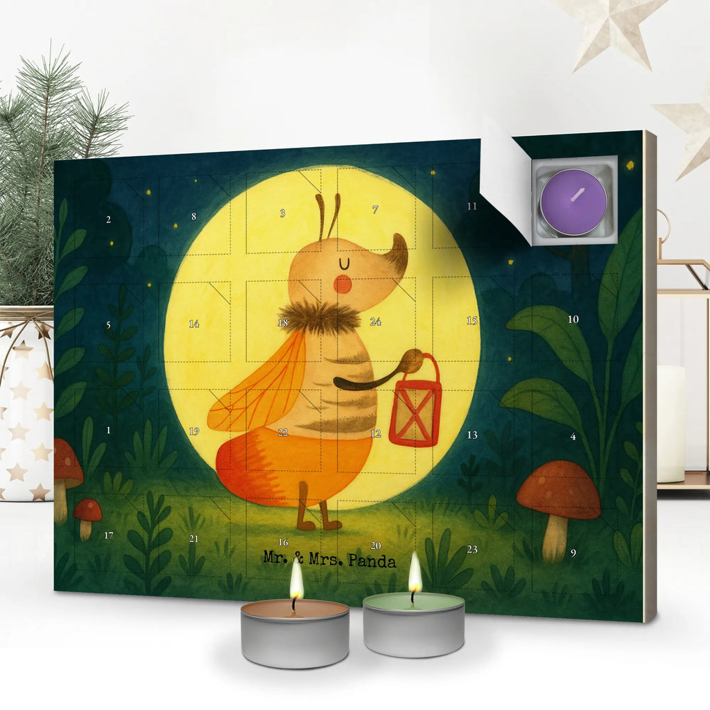 Scented candle advent calendar Firefly Design small animals, cute, funny, cute animal motives, hand drawn, small world, funny sayings, good mood, happy, gifts, gift ideas, special gifts, animal lover, card, love, glowworm, engagement, glow, anniversary, marriage proposal, proof of love, magic, butterfly, love saying, favourite person