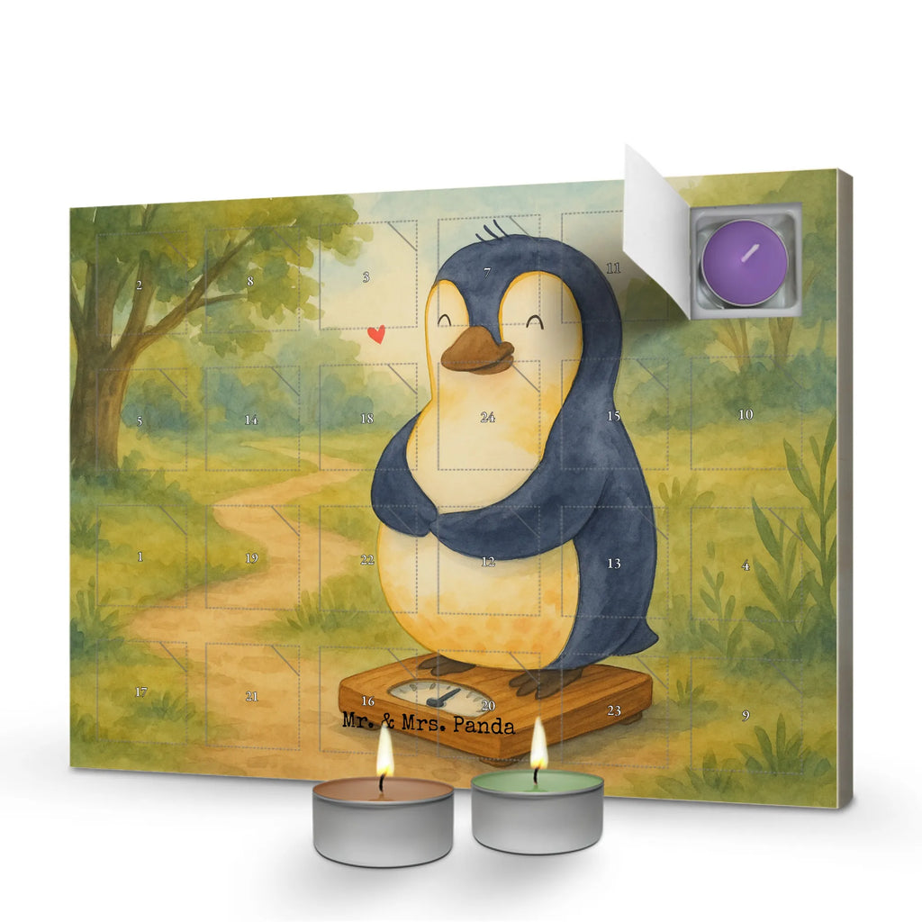 Scented candle advent calendar Penguin diet Design Penguin, North Pole, Winter, Penguins, body love, motivation, self-respect, diet, self-love, penguin, losing weight, penguins, weight