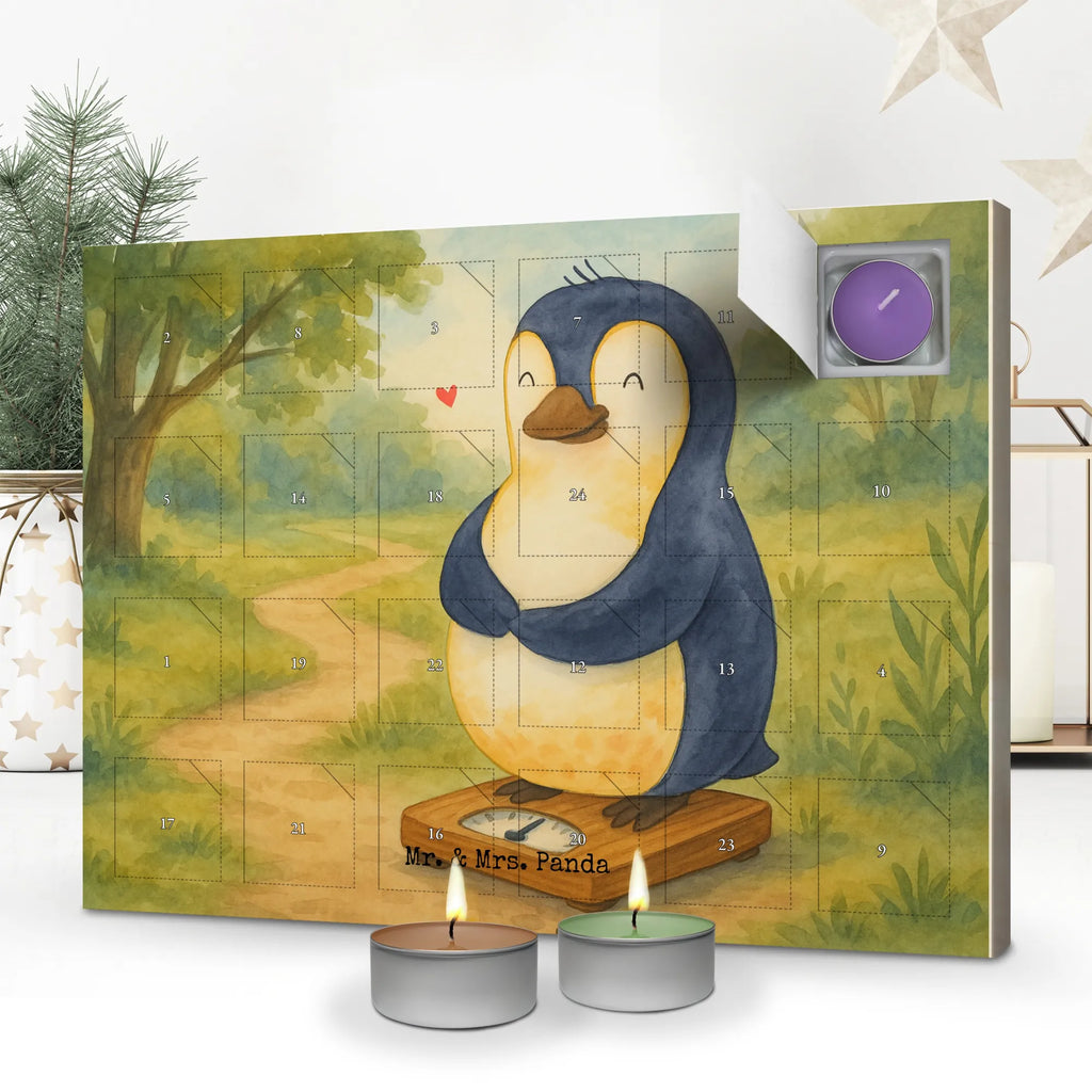 Scented candle advent calendar Penguin diet Design Penguin, North Pole, Winter, Penguins, body love, motivation, self-respect, diet, self-love, penguin, losing weight, penguins, weight
