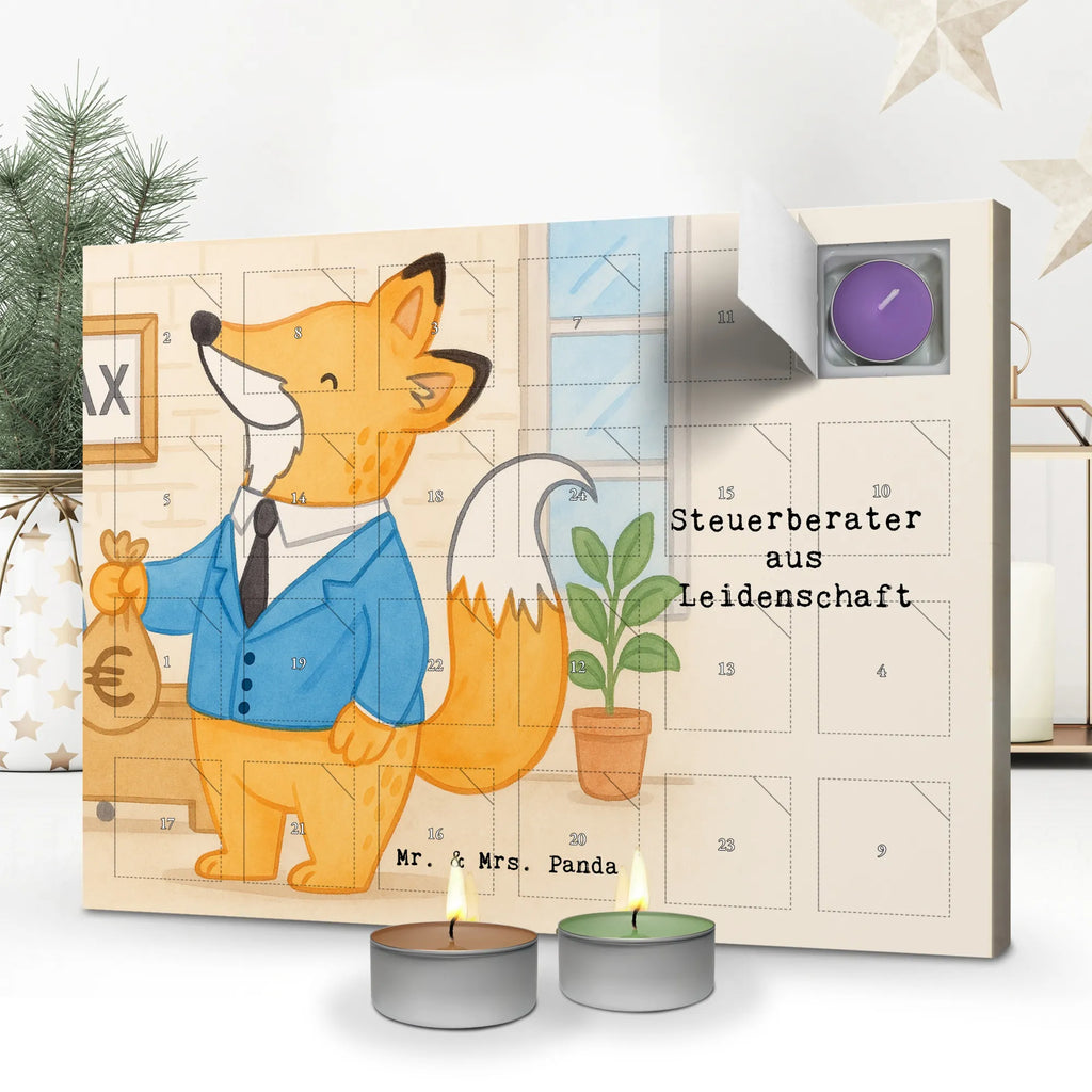 Scented candle advent calendar Tax Advisor passion Design gift, gift idea, best, farewell gift, passing exam, anniversary, retirement, promotion, job start, sayings, funny, profession