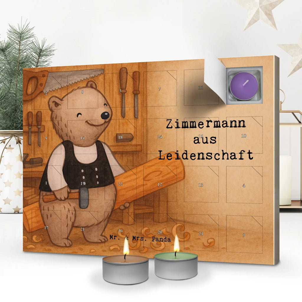 Scented candle advent calendar Carpenter Passion Design gift, gift idea, best, farewell gift, passing exam, anniversary, retirement, promotion, job start, sayings, funny, profession