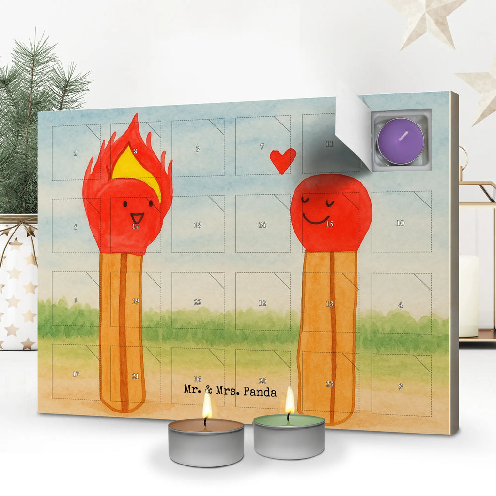 Scented candle advent calendar Matches Design Love, Loving, Two, Together, Marriage, Engagement, Proposal of marriage, Love gift, gift for her, gift for him, anniversary gift