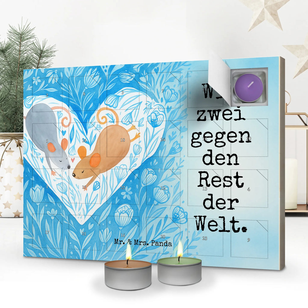 Scented candle advent calendar Mice heart Design Love, Loving, Two, Together, Marriage, Engagement, Proposal of marriage, Love gift, gift for her, gift for him, anniversary gift, togetherness, mice, love, engagement, mouse, wedding, anniversary, proof of love, love gift, love message, gift for two, favourite person
