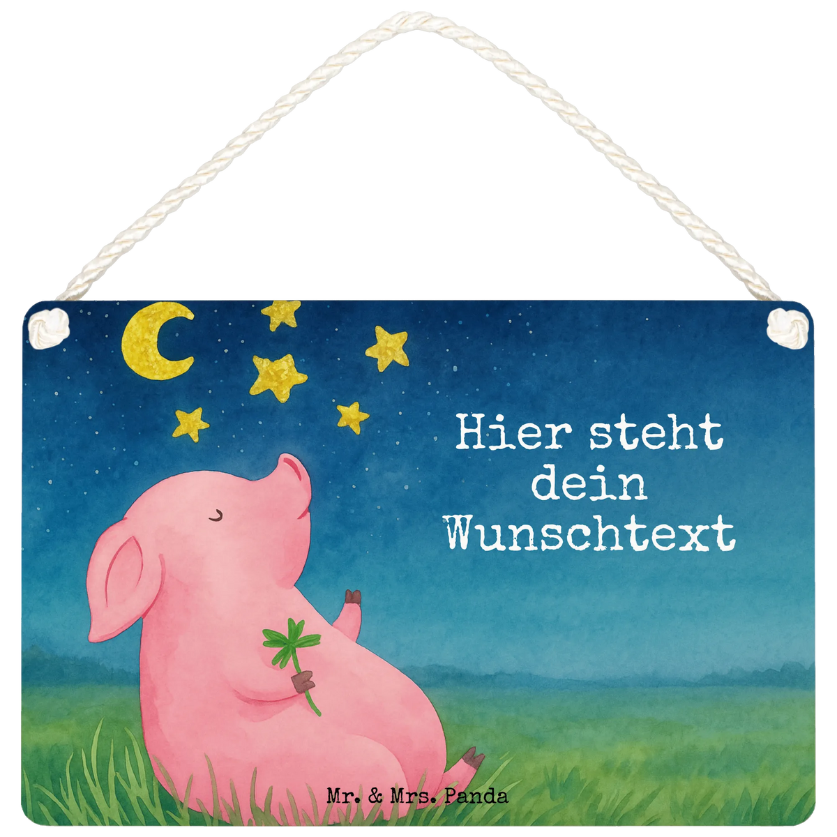 Personalised decorative sign Pig Luck Design animal lover, special gifts, good mood, funny sayings, hand drawn, cute animal motives, small animals, cute, card, gift ideas, gifts, Lucky bastard. Luck, goals, asterisks, piglet, stars, lucky charm