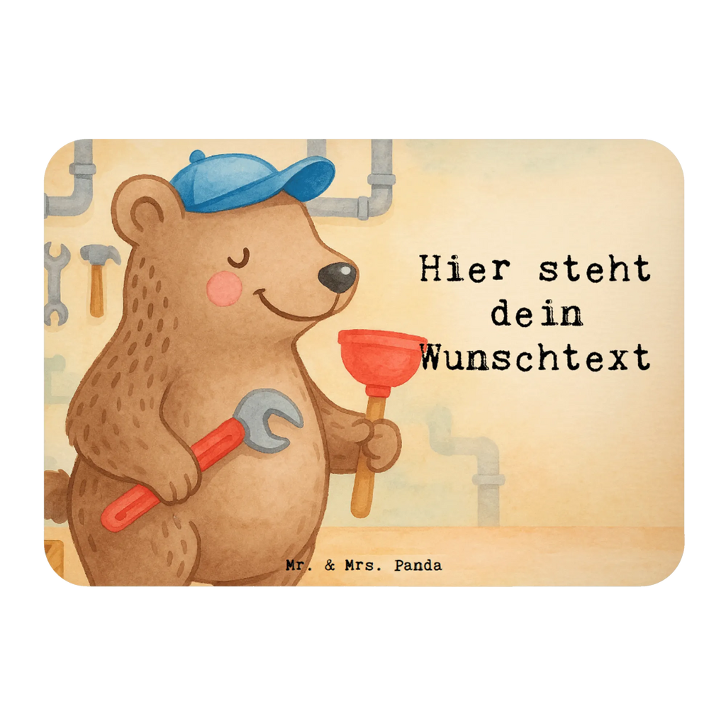 Personalized Magnet Plumber Passion Design gift, gift idea, best, farewell gift, passing exam, anniversary, retirement, promotion, job start, sayings, funny, profession