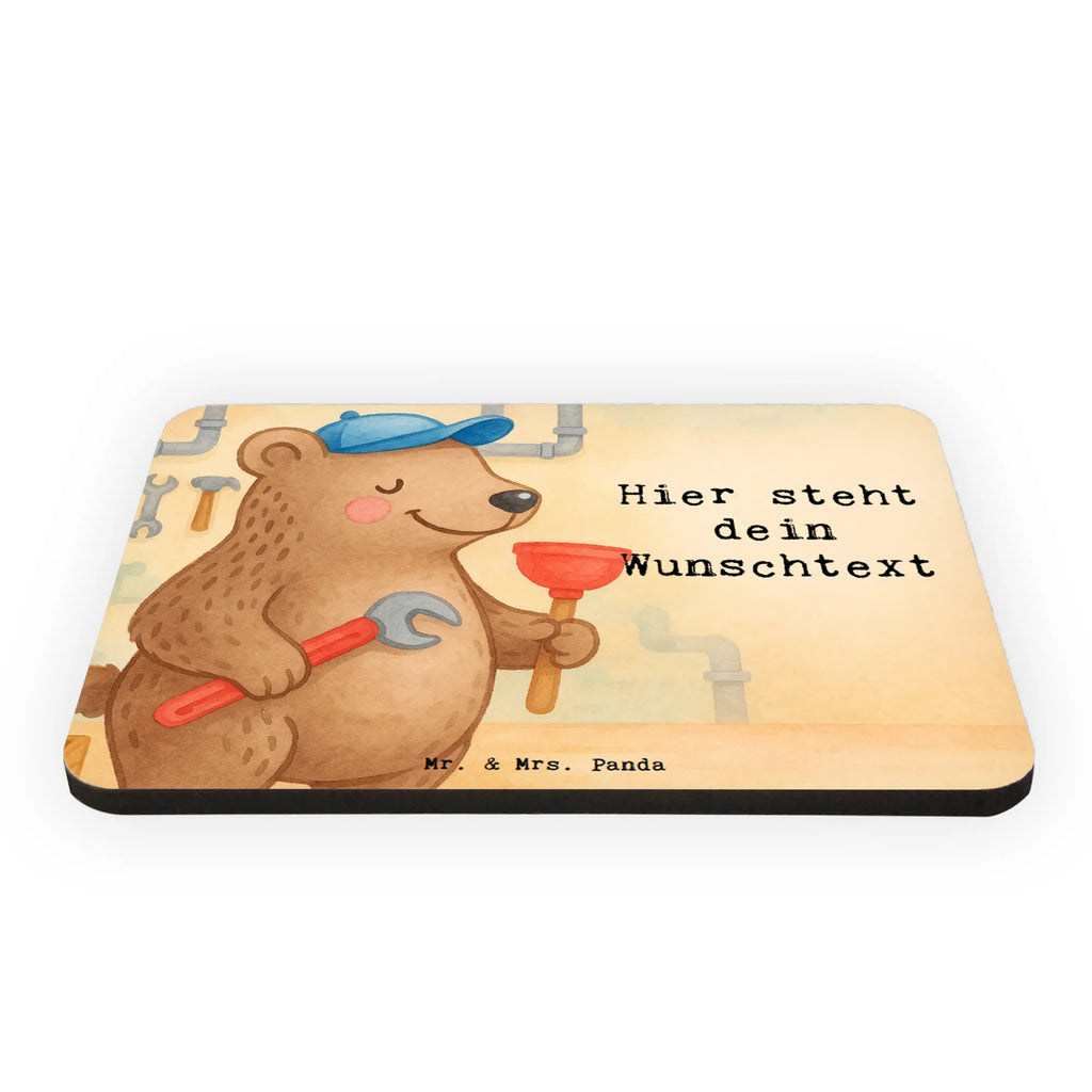 Personalized Magnet Plumber Passion Design gift, gift idea, best, farewell gift, passing exam, anniversary, retirement, promotion, job start, sayings, funny, profession