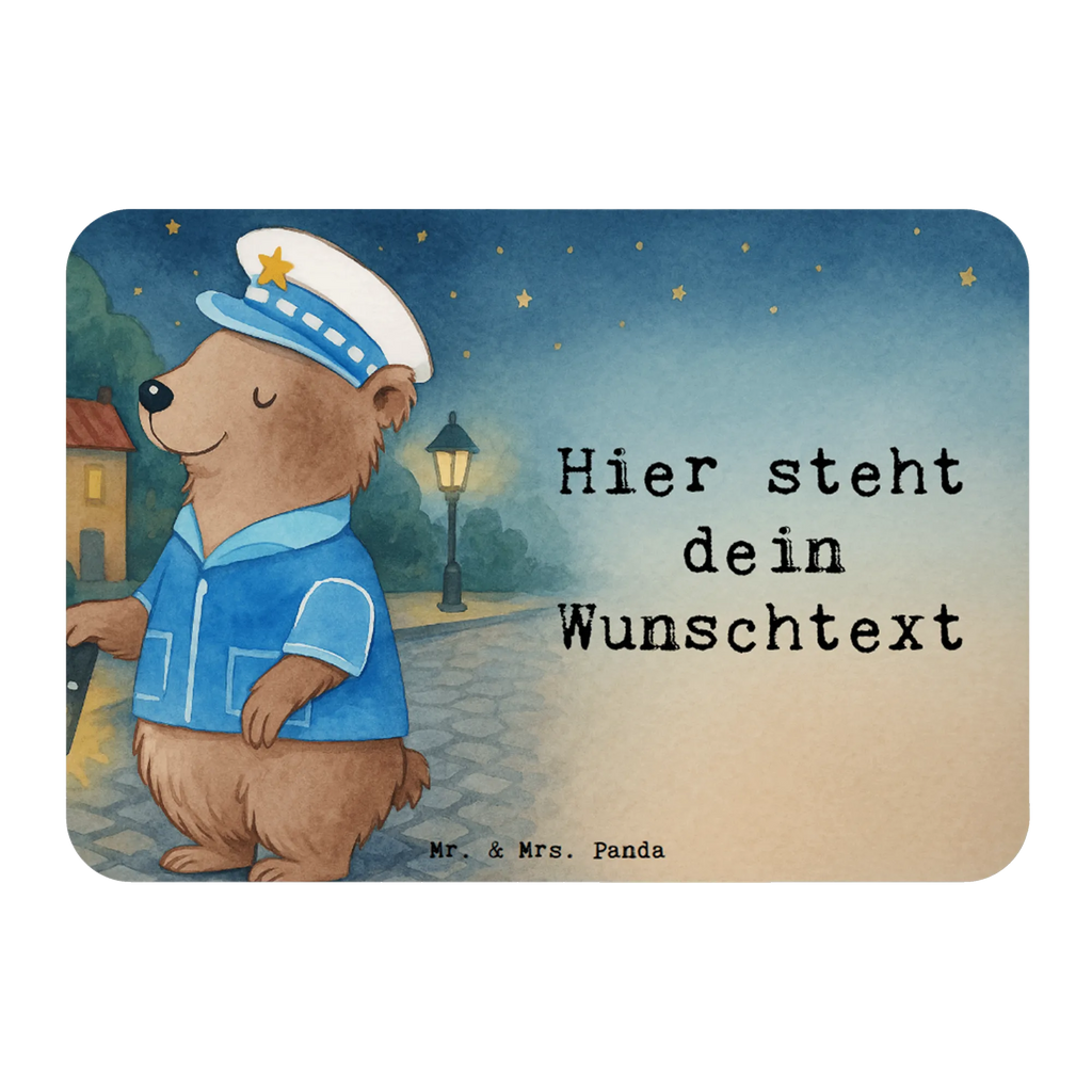 Personalized Magnet policeman Passion Design gift, gift idea, best, farewell gift, passing exam, anniversary, retirement, promotion, job start, sayings, funny, profession