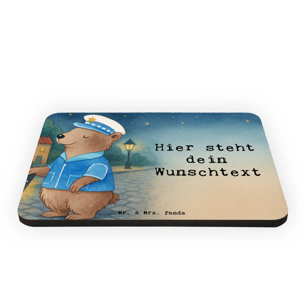 Personalized Magnet policeman Passion Design gift, gift idea, best, farewell gift, passing exam, anniversary, retirement, promotion, job start, sayings, funny, profession