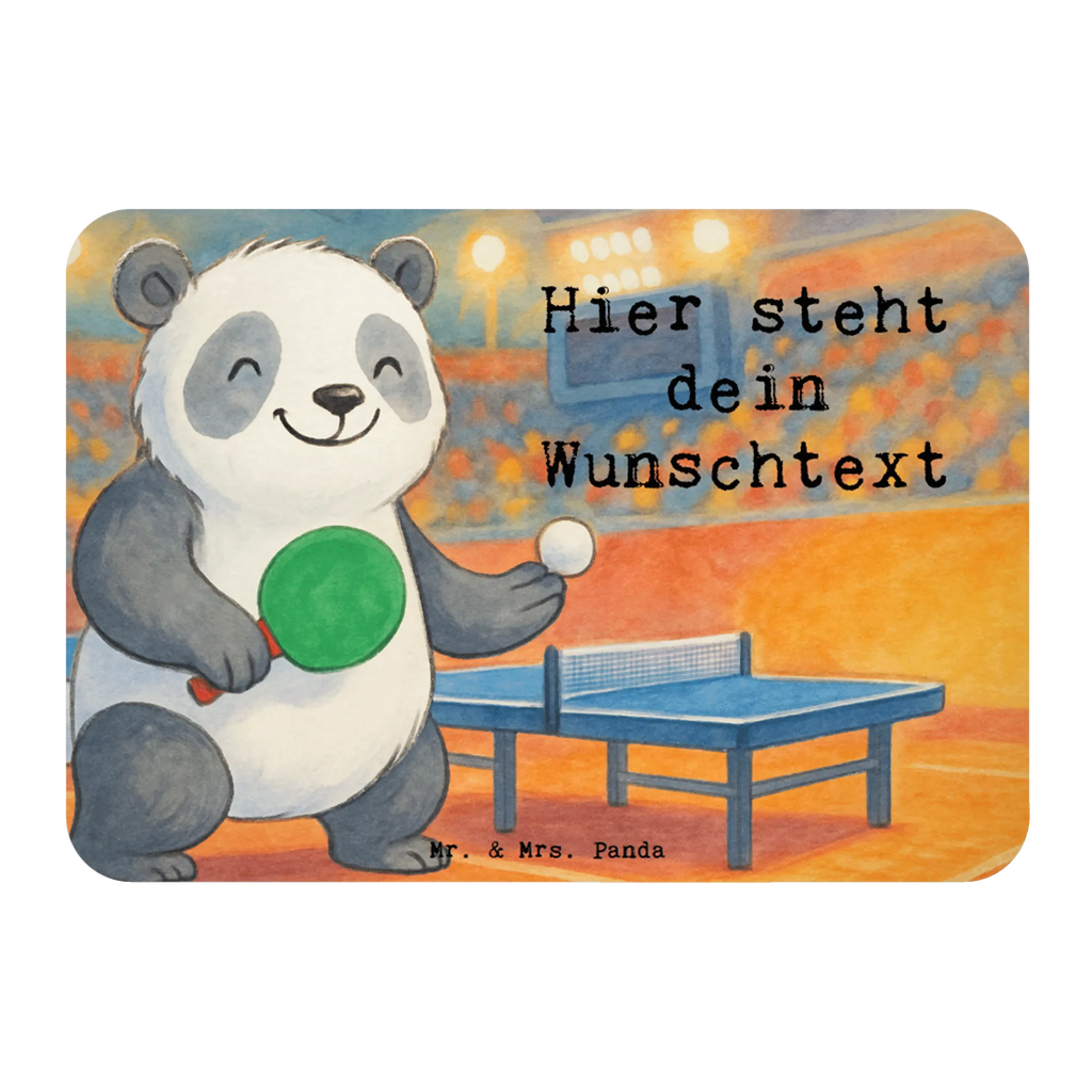Personalized Magnet panda table tennis Design Gift, sport, hobby, giving, thank you, award, profit, athlete, ball sports, table tennis club, Table tennis, table tennis association