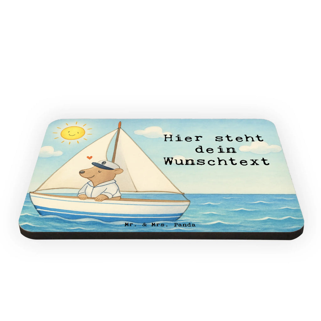 Personalized Magnet bear Sail Design Gift, sport, hobby, giving, thank you, award, profit, athlete, sailing trip, sailing school, yacht club, sailing boat, sailing