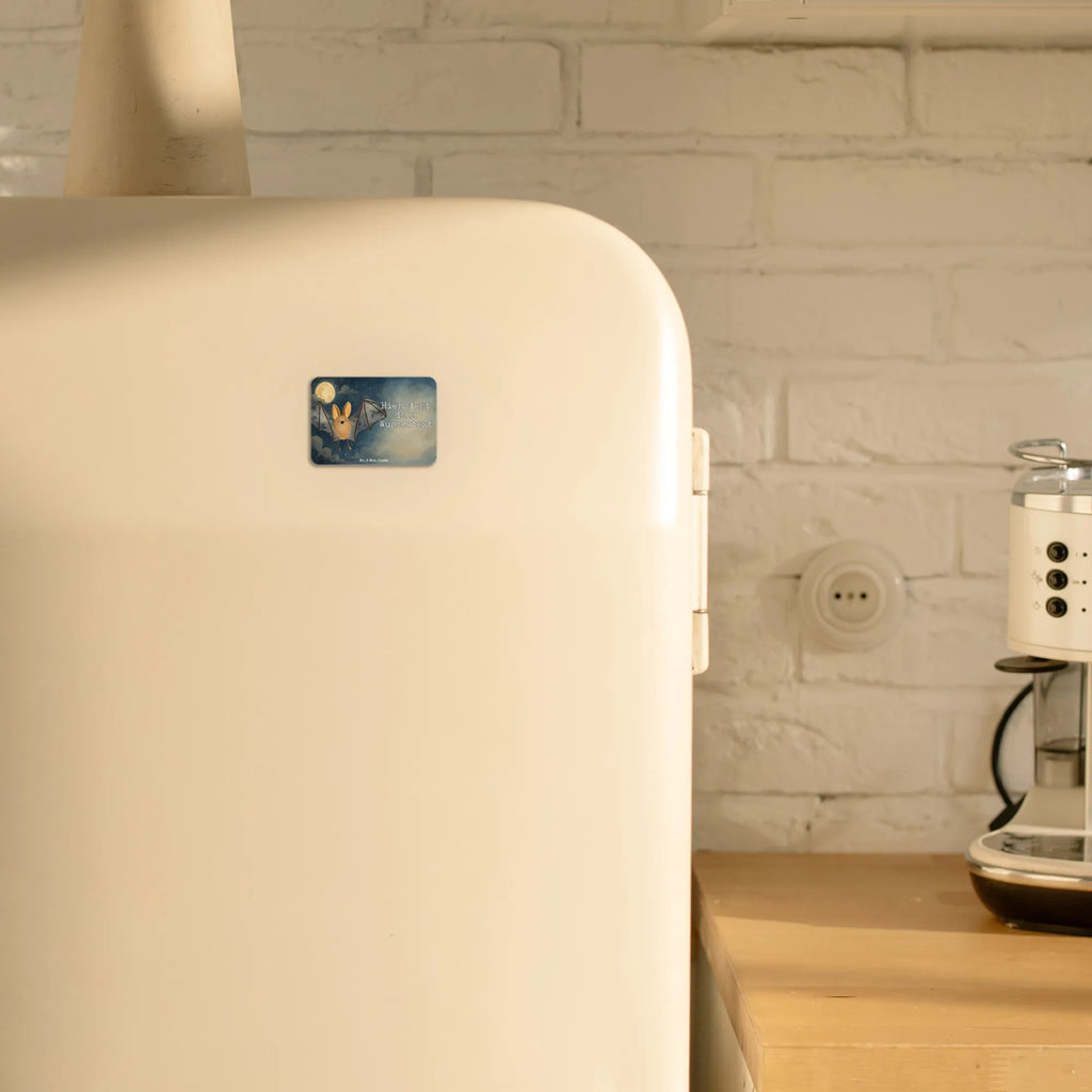 Personalizowany Magnes nietoperz skrzydło Design Motywy zwierzęce, dobra energia, zabawne powiedzonka, zwierzęta