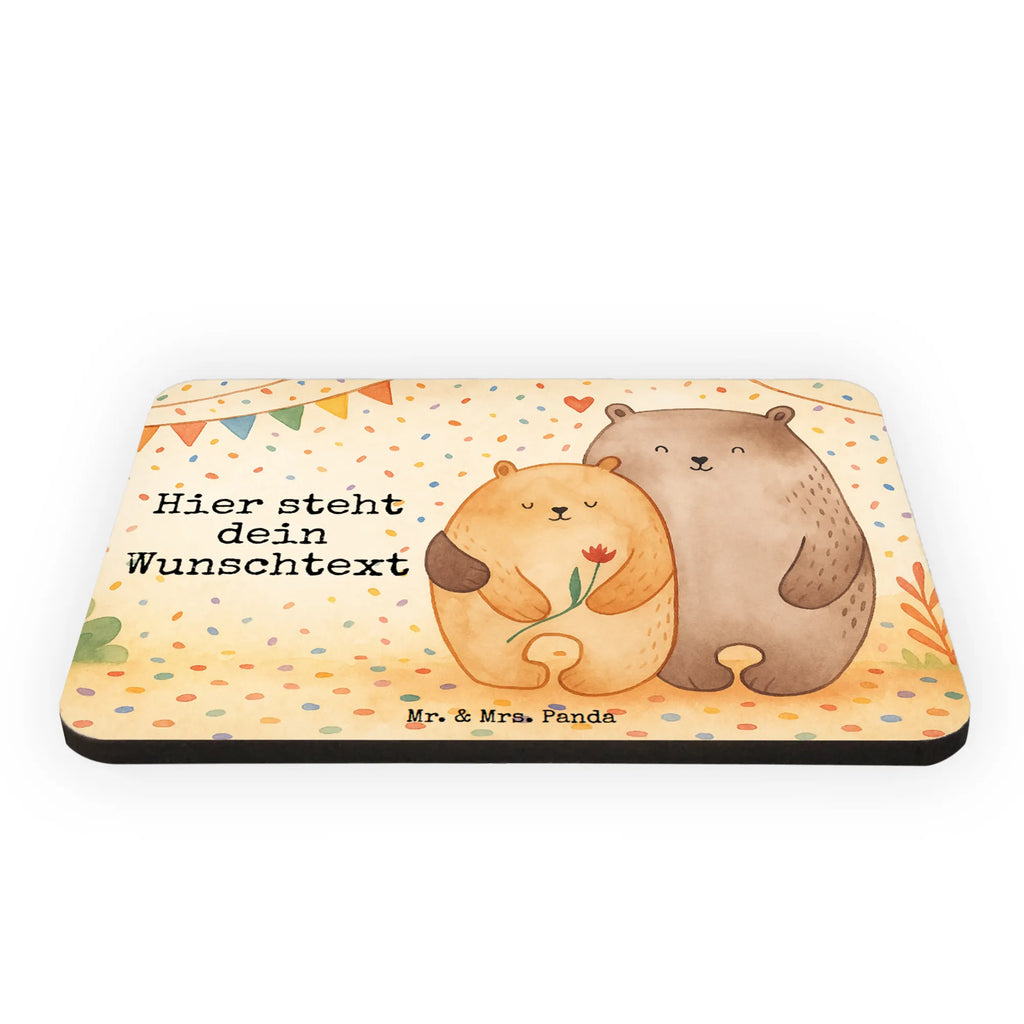 Personalizowany Magnes Miłość niedźwiedzi Design Miłość, partner, przyjaciel, przyjaciółka, mąż, żona, wesele, zaręczyny, prośba o rękę, prezent miłosny, rocznica, dzień ślubu