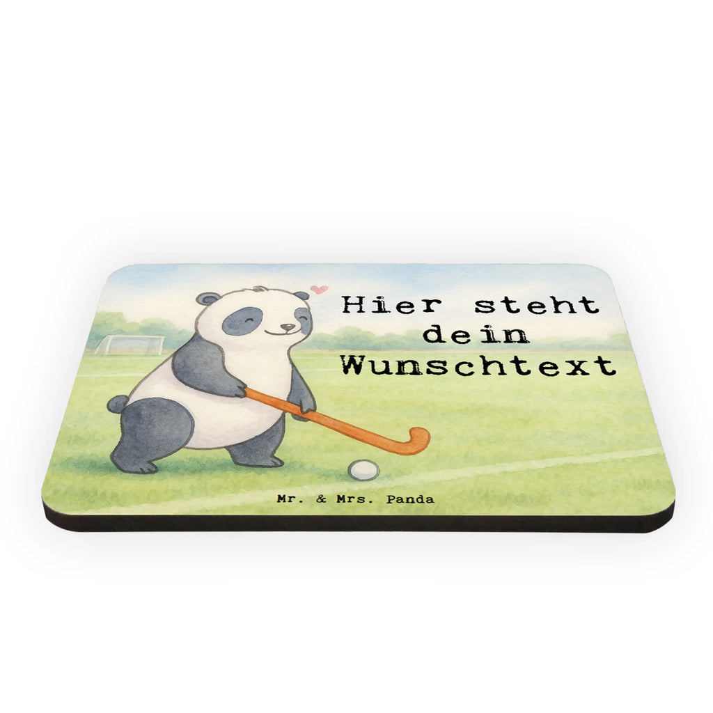 Personalizowany Magnes Panda grać w hokeja Design Prezent, Sport, Dyscyplina sportowa, Hobby, Darować, Dziękuję, Dzięki, Wyróżnienie, Wygrana, Sportowiec