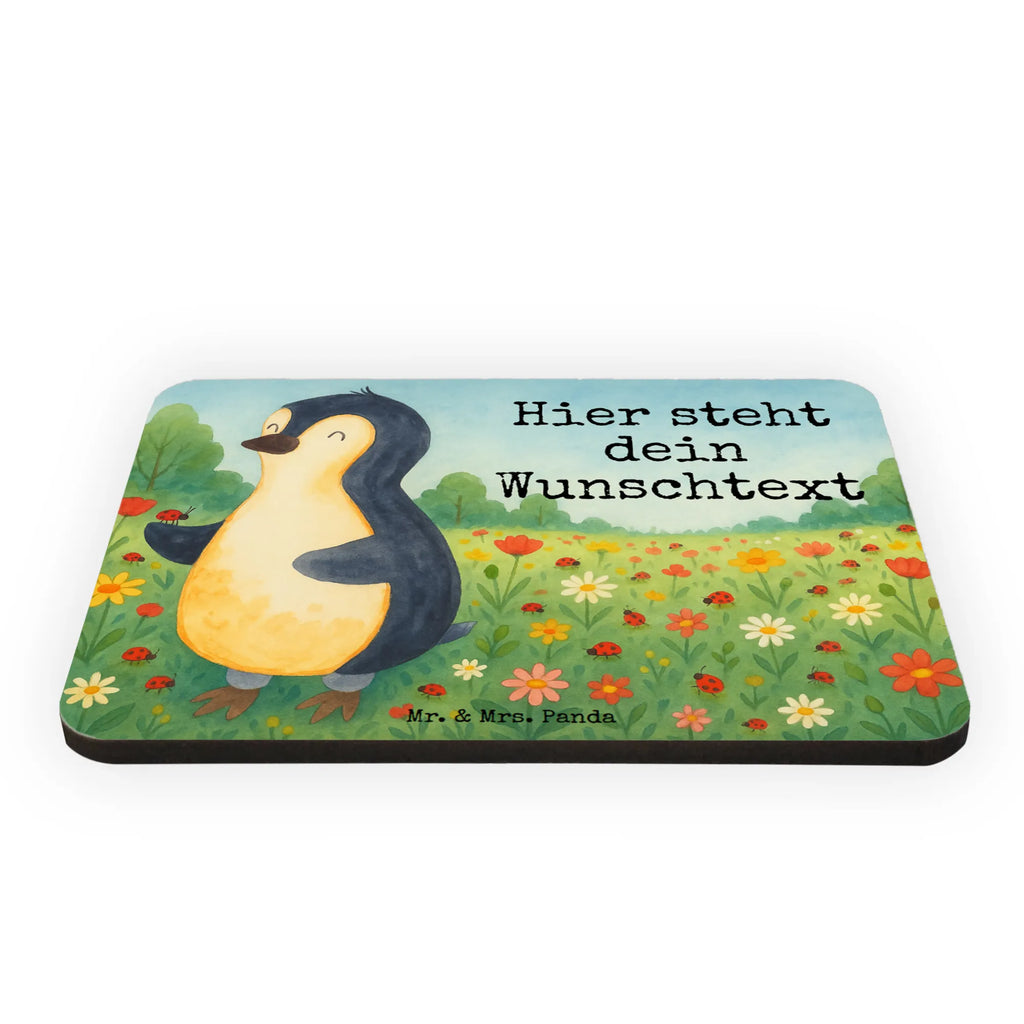 Personalized Magnet Penguin ladybug Design Penguin, North Pole, Winter, Penguins, love, joy of life, joy, wonder, ladybird, penguins, happiness