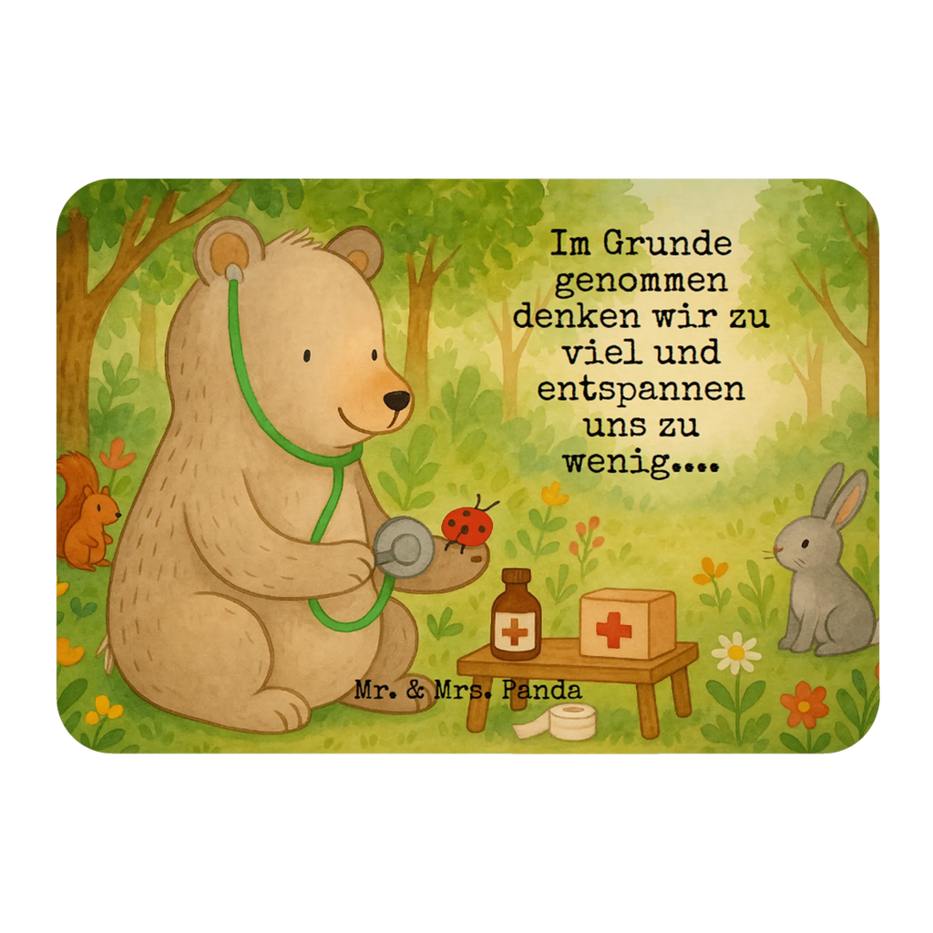 Magnet Bär Arzt Design Dekomagnet, Whiteboard Magnet, Notiz Magnet, Motivmagnete, Kühlschrankmagnet, Souvenir Magnet, Pinnwandmagnet, Kühlschrank Dekoration, Bär, Teddy, Teddybär, Doktorin, Doktor, Professor, Ärztin, Arzt, Professorin