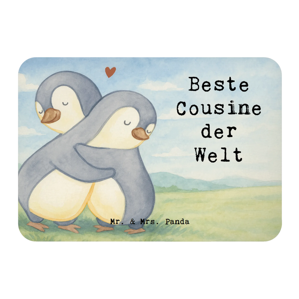 Magnet Pinguin Beste Cousine der Welt Design Whiteboard Magnet, Kühlschrank Dekoration, Motivmagnete, Notiz Magnet, Dekomagnet, Pinnwandmagnet, Souvenir Magnet, Kühlschrankmagnet, für, Dankeschön, Geschenk, Schenken, Geburtstag, Geburtstagsgeschenk, Geschenkidee, Danke, Bedanken, Mitbringsel, Freude machen, Geschenktipp, Cousin, Kousine, Familie, Tochter von Onkel, Verwandtschaft, Tochter von Tante, Kusine, Cousinchen, Cousine