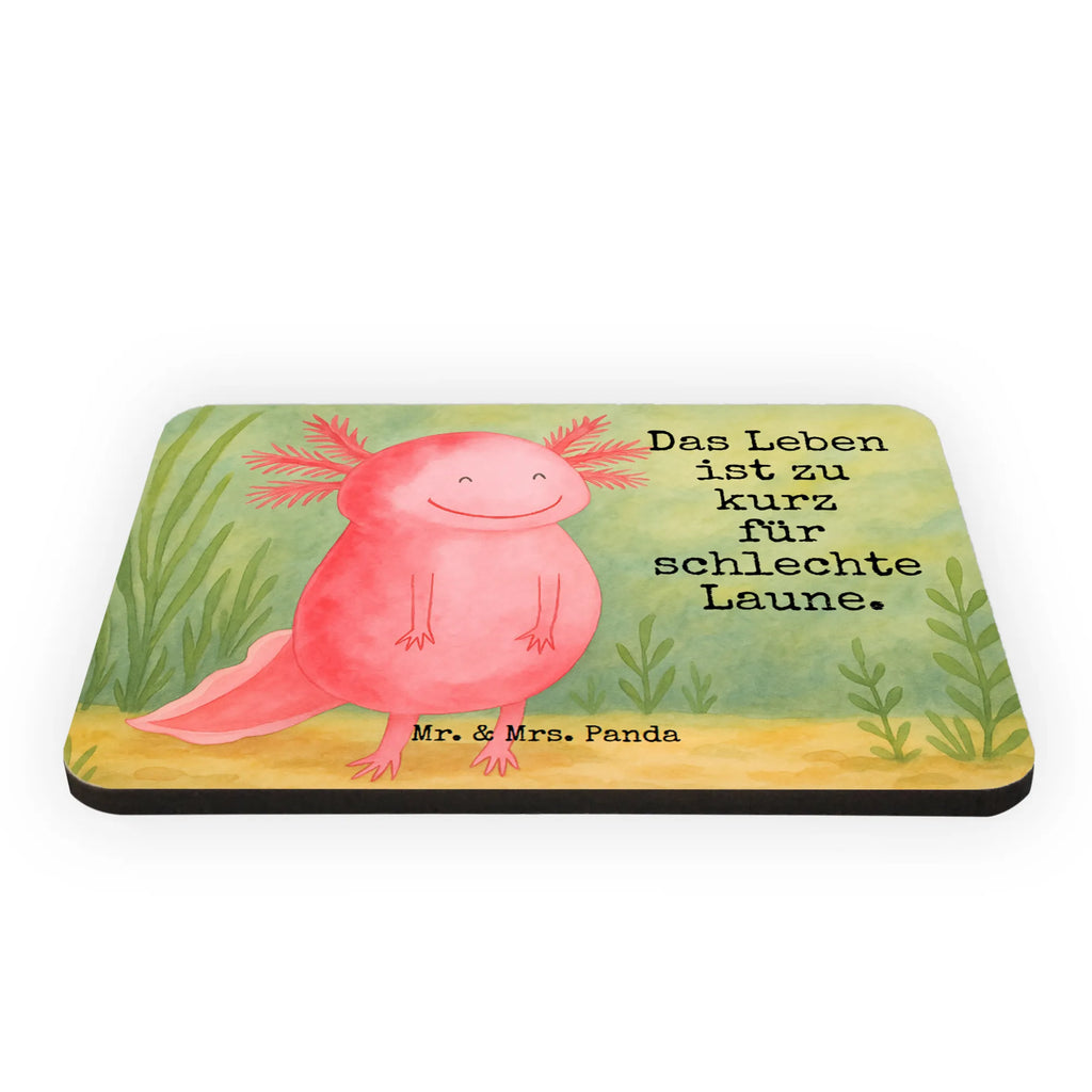 Magnet Axolotl Glücklich Design Dekomagnet, Kühlschrank Dekoration, Whiteboard Magnet, Souvenir Magnet, Pinnwandmagnet, Motivmagnete, Notiz Magnet, Kühlschrankmagnet, Axolotl, Molch, gute Laune, Lurche, Lurch, Axolot, Schwanzlurch, Motivation