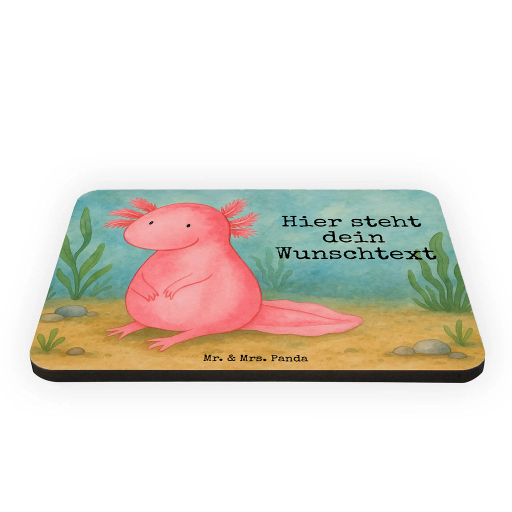 Personalized Magnet axolotl zero Design Axolotl, Axelotl, marine animals, Mexican walking fish, salamander, lifestyle, love, Axolot, worldly wisdom, contented, cheerful, happy, girlfriend, wisdom