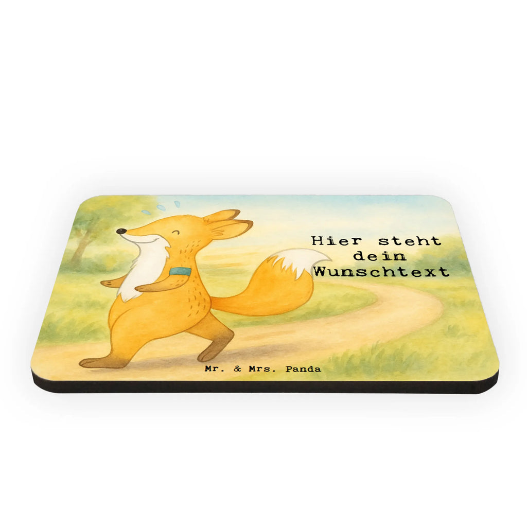 Personalizowany Magnes Lis Bieganie Design Prezent, Sport, Dyscyplina sportowa, Hobby, Darować, Dziękuję, Dzięki, Wyróżnienie, Wygrana, Sportowiec