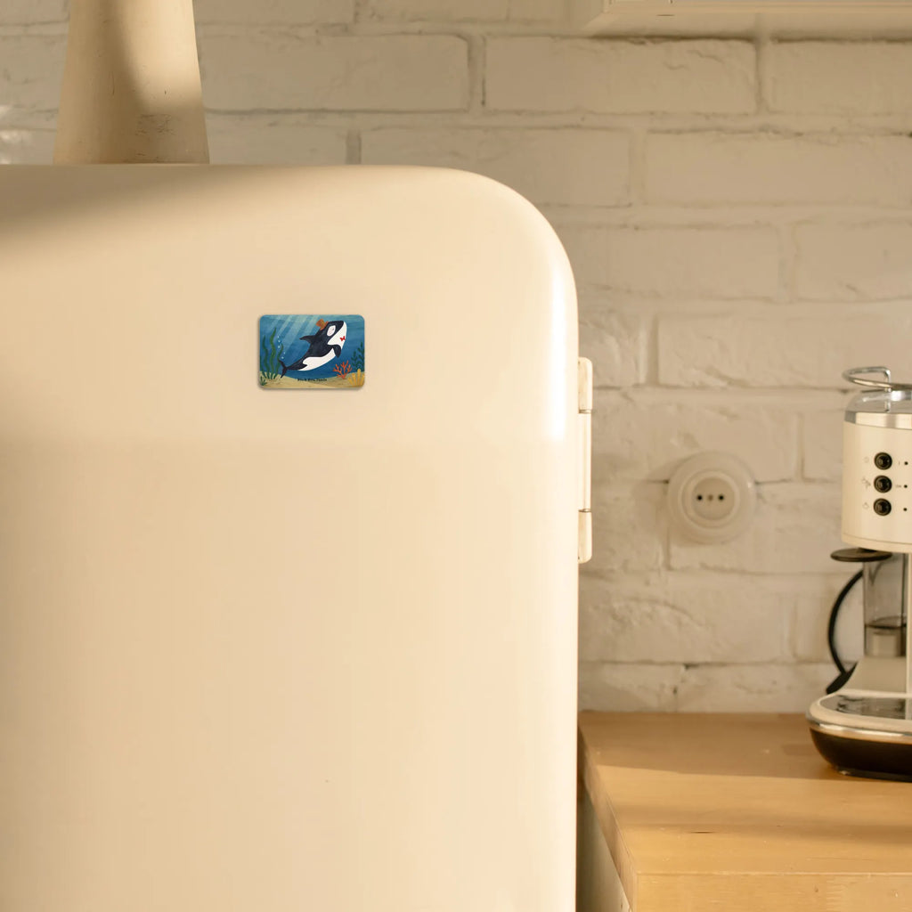 Magnet Orca Zylinder Design Kühlschrankmagnet, Pinnwandmagnet, Whiteboard Magnet, Motivmagnete, Dekomagnet, Kühlschrank Dekoration, Souvenir Magnet, Notiz Magnet, Meerestiere, Meer, Urlaub, Glitter, Narwal, Konfetti, Feier, Orca, Geburtstag, Fete, Glückwunsch, Glitzer, Fest