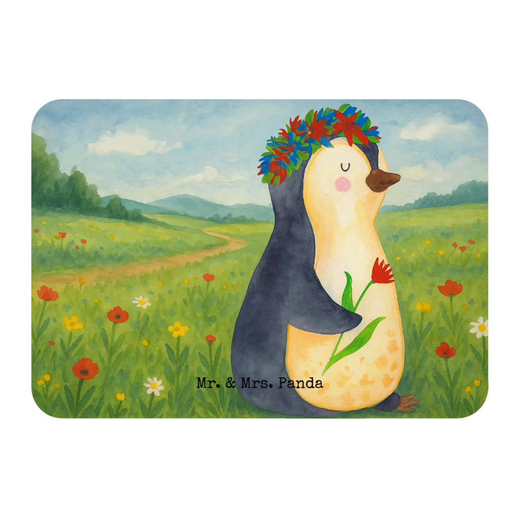 Magnet Pinguin Blumen Design Kühlschrankmagnet, Motivmagnete, Whiteboard Magnet, Dekomagnet, Kühlschrank Dekoration, Notiz Magnet, Souvenir Magnet, Pinnwandmagnet, Pinguin, Motivation, Lebensziele, Wünsche, Pinguine, Leben, Ziele, Geschenkidee, Lebenslust, Liebeskummer, Universum, Blumenkranz