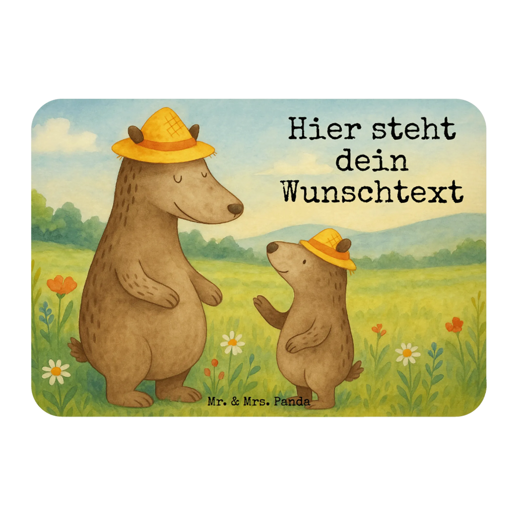 Personalized Magnet Bears with hats Design Family, Father's Day, Mother's Day, brother, sister, Mom, Dad, bear, child, father, children, family, daddy, father-son, sons, role model, favourite person, son, dad, father's day