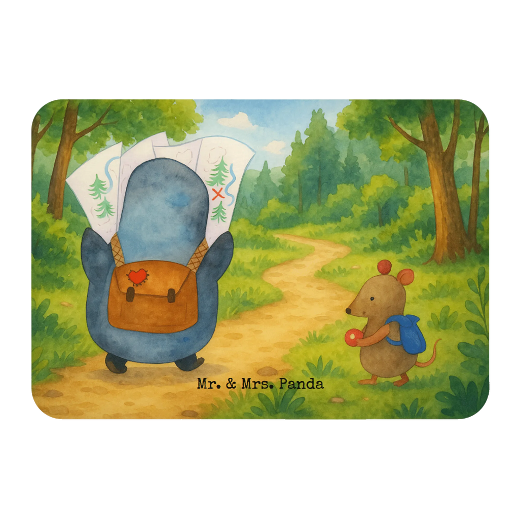 Magnet Pinguin & Maus Wanderer Design Motivmagnete, Notiz Magnet, Kühlschrankmagnet, Souvenir Magnet, Dekomagnet, Whiteboard Magnet, Pinnwandmagnet, Kühlschrank Dekoration, Pinguin, Abenteuer, Wanderlust, Abenteurer, Roadtrip, Ausflug, Pinguine, wandern