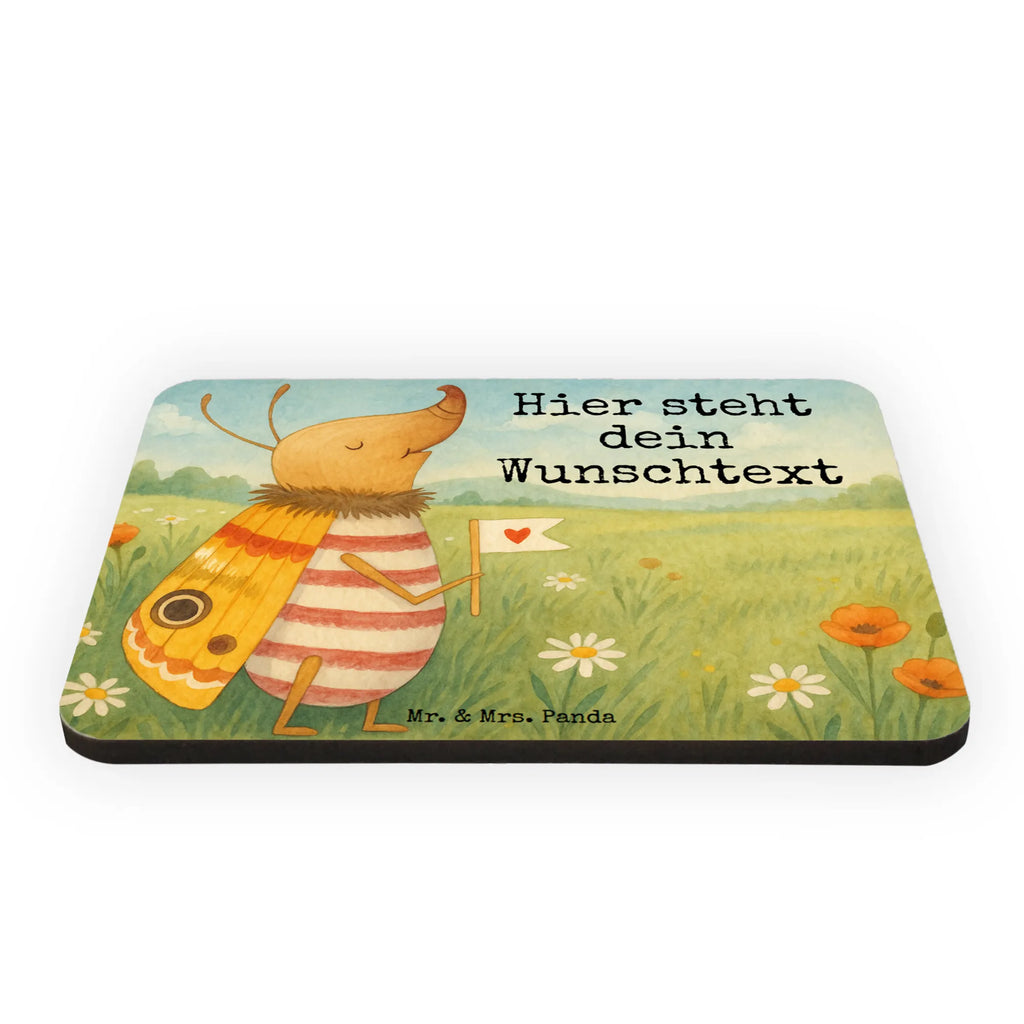 Personalized Magnet Moth flag Design small animals, cute, funny, cute animal motives, hand drawn, small world, funny sayings, good mood, happy, gifts, gift ideas, special gifts, animal lover, card, Beetle, Saying funny, Moth, Kitchen decoration, How much does the world cost
