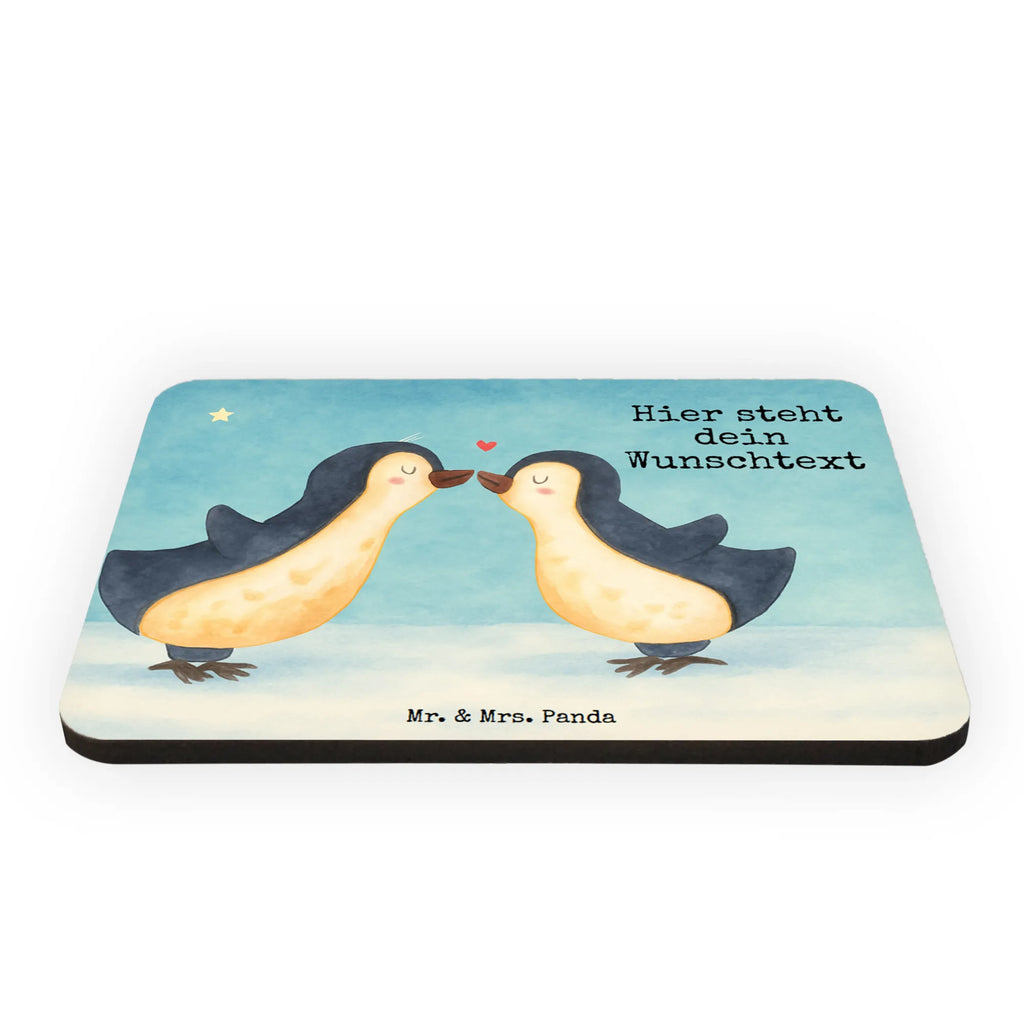 Personalizowany Magnes Pingwin Miłość Design Miłość, partner, przyjaciel, przyjaciółka, mąż, żona, wesele, zaręczyny, prośba o rękę, prezent miłosny, rocznica, dzień ślubu
