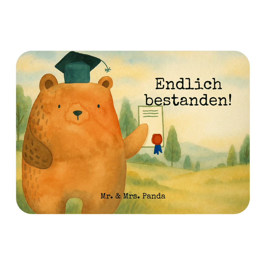Magnet Bär Prüfung Design Dekomagnet, Pinnwandmagnet, Souvenir Magnet, Motivmagnete, Notiz Magnet, Whiteboard Magnet, Kühlschrank Dekoration, Kühlschrankmagnet, Bär, Teddy, Teddybär, Prüfung bestanden, Prüfungen, Zeugnis, Abschluss, Abschlusszeugnis, Abitur