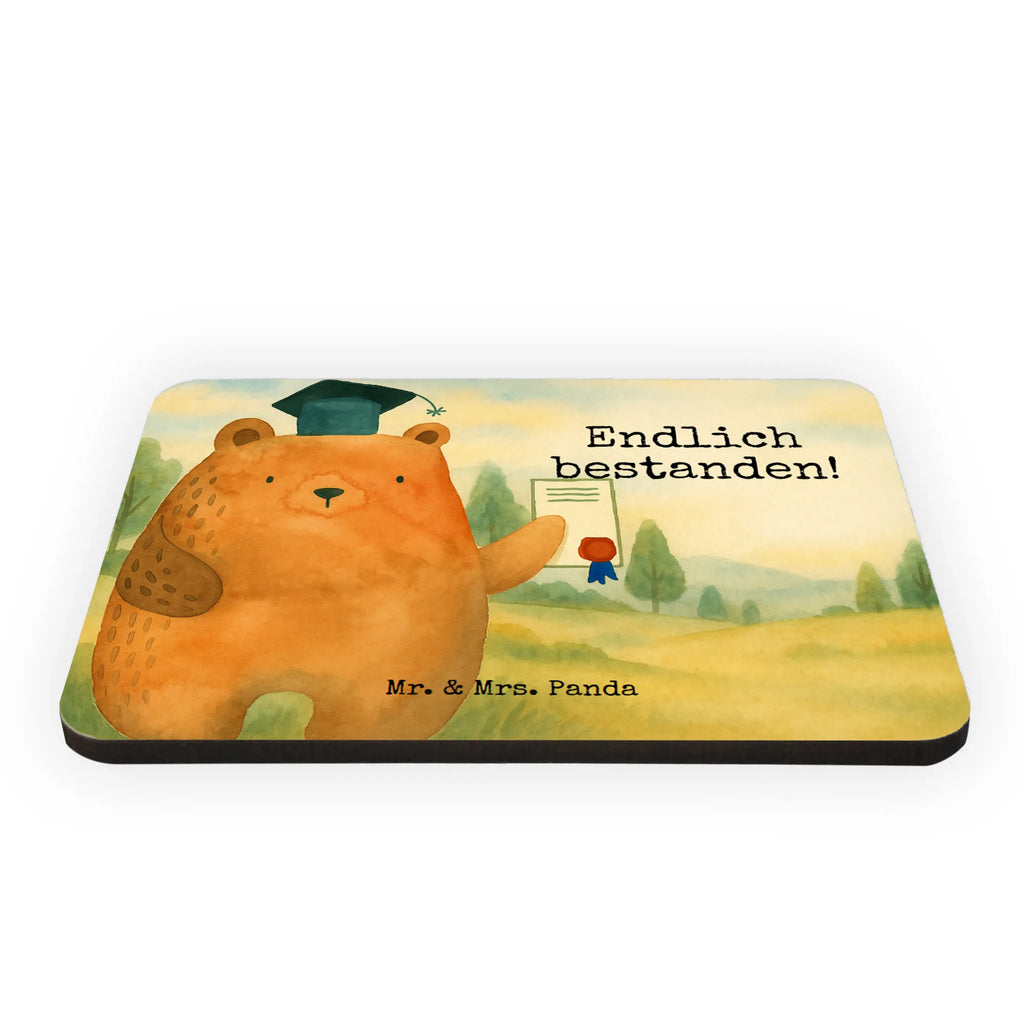 Magnet Bär Prüfung Design Dekomagnet, Pinnwandmagnet, Souvenir Magnet, Motivmagnete, Notiz Magnet, Whiteboard Magnet, Kühlschrank Dekoration, Kühlschrankmagnet, Bär, Teddy, Teddybär, Prüfung bestanden, Prüfungen, Zeugnis, Abschluss, Abschlusszeugnis, Abitur