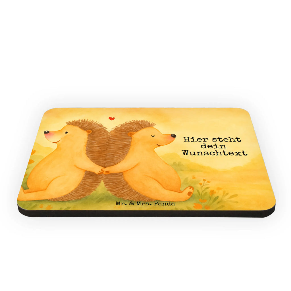 Personalizowany Magnes Jeże trzymające się za łapki Design Miłość, partner, przyjaciel, przyjaciółka, mąż, żona, wesele, zaręczyny, prośba o rękę, prezent miłosny, rocznica, dzień ślubu