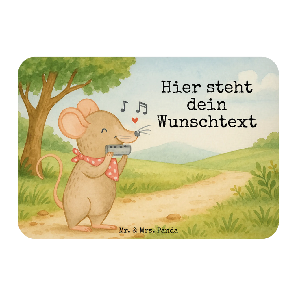 Personalizowany Magnes mysz harmonijka ustna Design Instrumenty, prezenty dla muzyków, miłośników muzyki