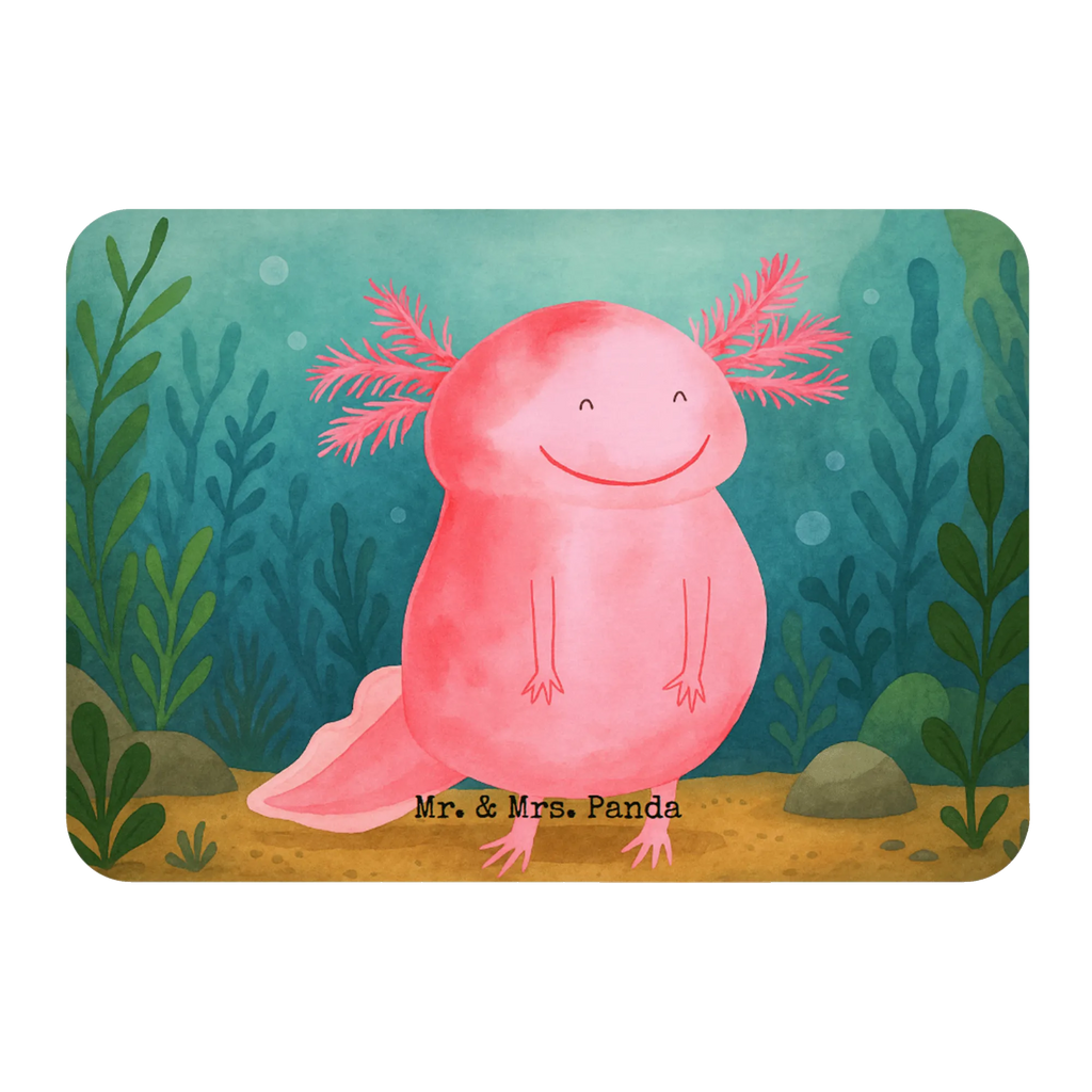 Magnet Axolotl Glücklich Design Dekomagnet, Kühlschrank Dekoration, Whiteboard Magnet, Souvenir Magnet, Pinnwandmagnet, Motivmagnete, Notiz Magnet, Kühlschrankmagnet, Axolotl, Molch, gute Laune, Lurche, Lurch, Axolot, Schwanzlurch, Motivation