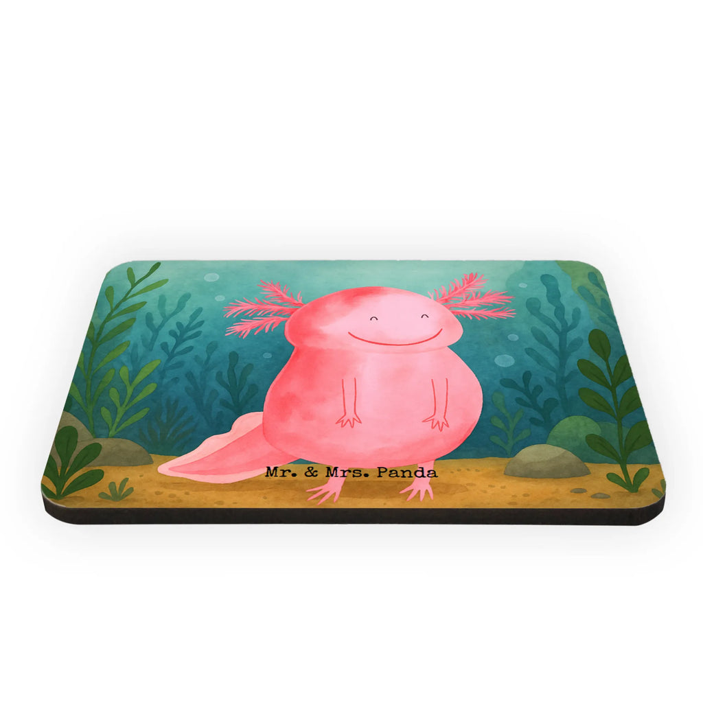 Magnet Axolotl Glücklich Design Dekomagnet, Kühlschrank Dekoration, Whiteboard Magnet, Souvenir Magnet, Pinnwandmagnet, Motivmagnete, Notiz Magnet, Kühlschrankmagnet, Axolotl, Molch, gute Laune, Lurche, Lurch, Axolot, Schwanzlurch, Motivation