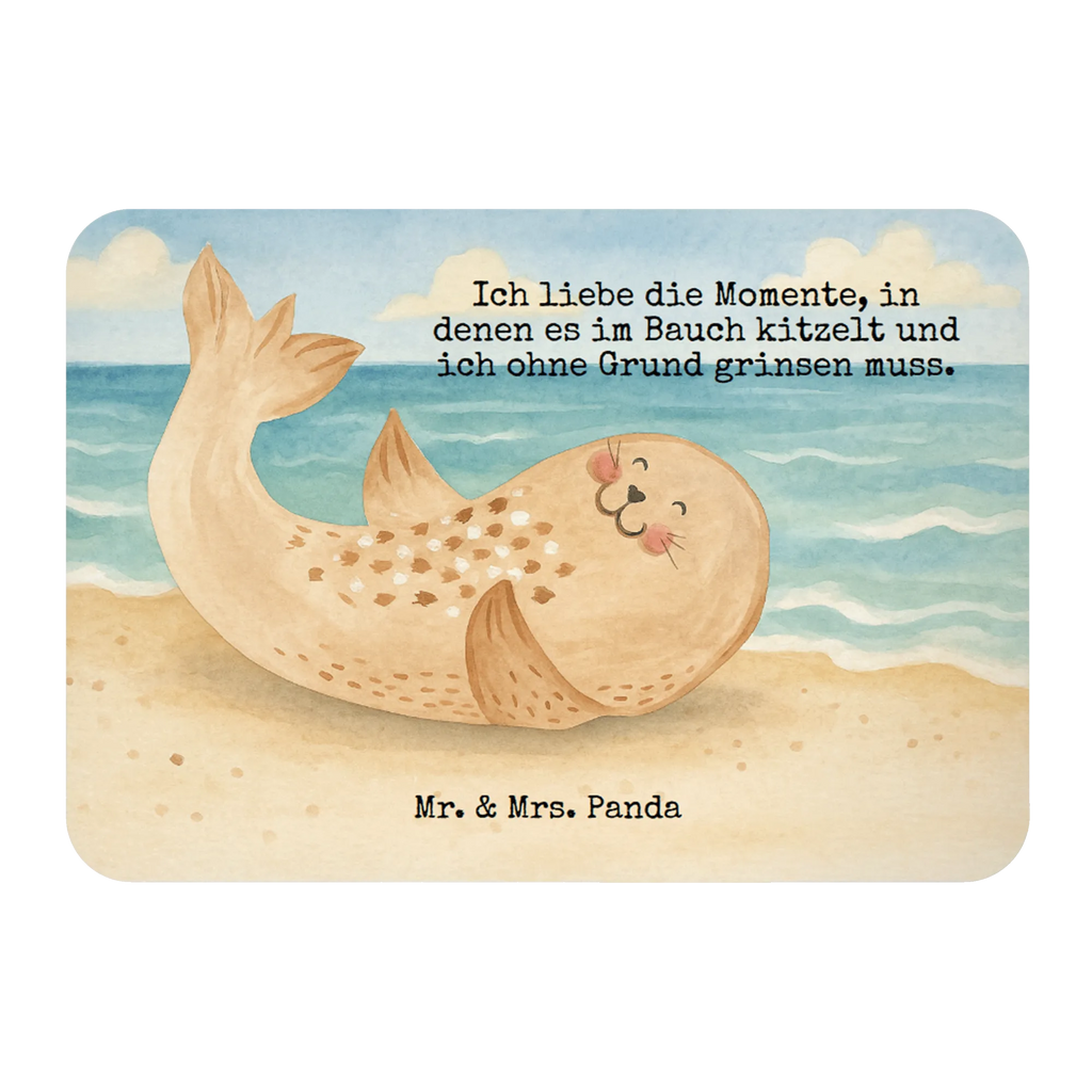 Magnet Robbe Liegen Design Kühlschrankmagnet, Souvenir Magnet, Notiz Magnet, Pinnwandmagnet, Whiteboard Magnet, Dekomagnet, Motivmagnete, Kühlschrank Dekoration, Tiermotive, Gute Laune, lustige Sprüche, Tiere, Seehund, Robbe, Lachen, Meerestier, Robben, Nordsee, Ostsee, Strand, Freude