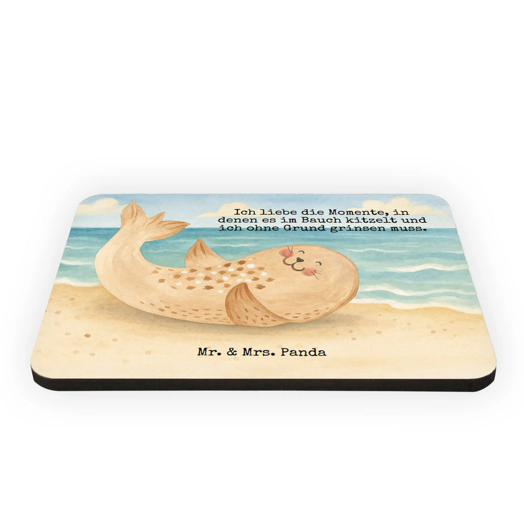 Magnet Robbe Liegen Design Kühlschrankmagnet, Souvenir Magnet, Notiz Magnet, Pinnwandmagnet, Whiteboard Magnet, Dekomagnet, Motivmagnete, Kühlschrank Dekoration, Tiermotive, Gute Laune, lustige Sprüche, Tiere, Seehund, Robbe, Lachen, Meerestier, Robben, Nordsee, Ostsee, Strand, Freude