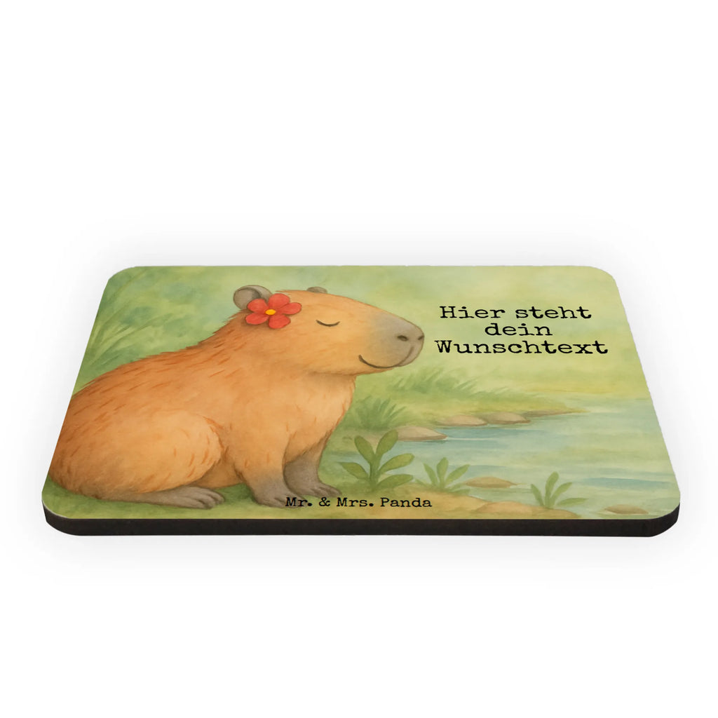 Personalized Magnet Capybara flower Design small animals, cute, funny, cute animal motives, hand drawn, small world, funny sayings, good mood, happy, gifts, gift ideas, special gifts, animal lover, card