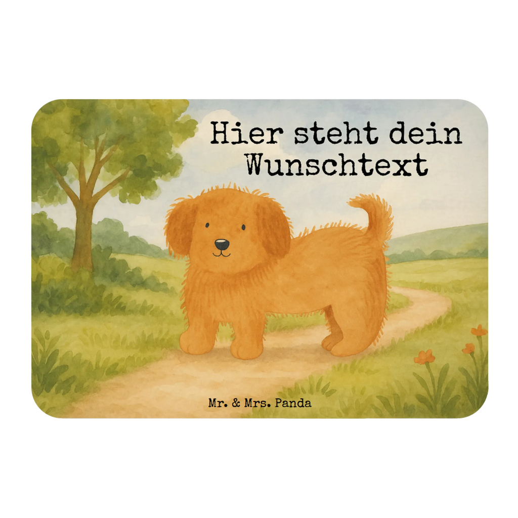 Personalizowany Magnes pies puszysty Design Pies, motyw psa, zwierzę domowe, rasa psa, miłośnik zwierząt, właściciel psa, powiedzenia